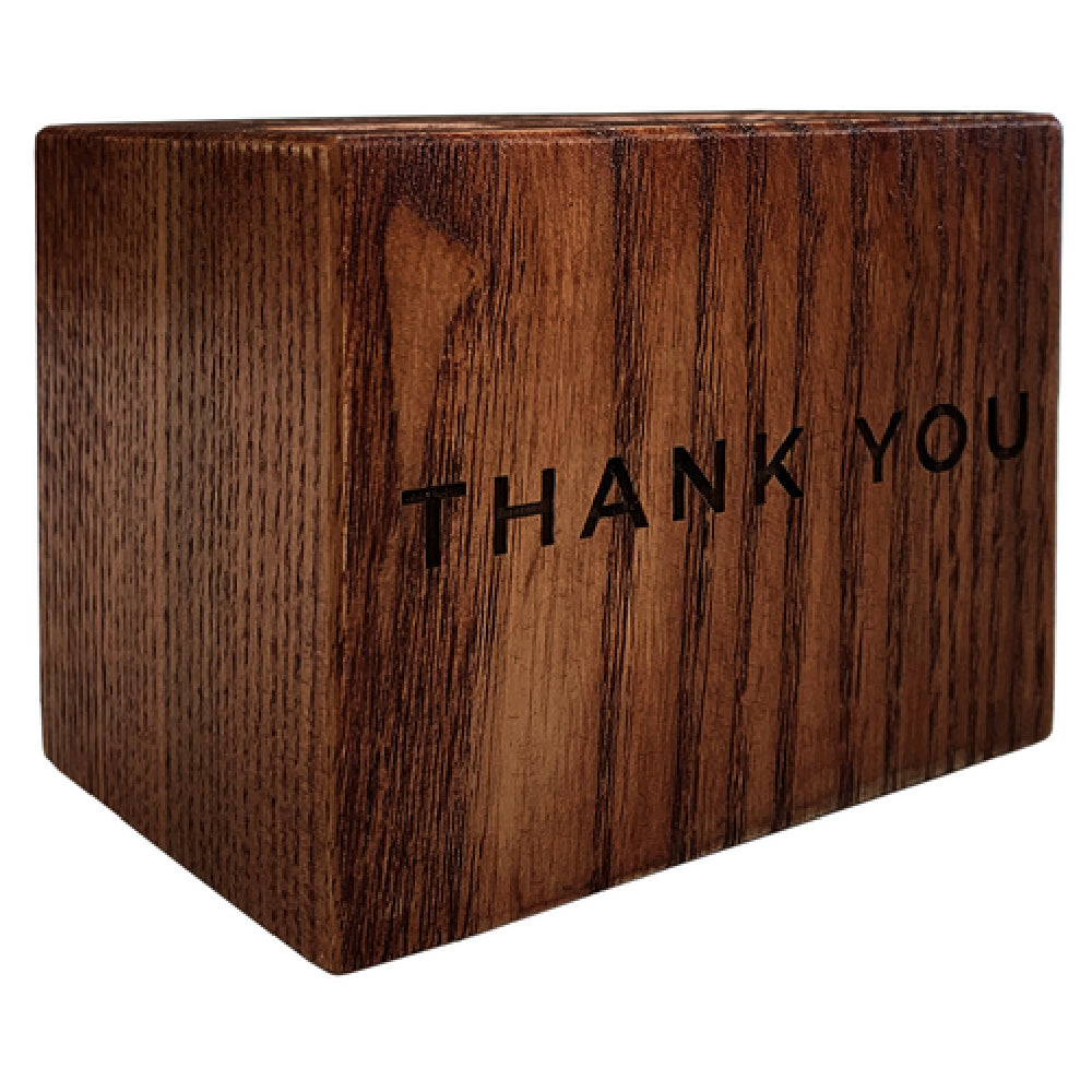 Risch WOODBLOCK-CHECK Woodblock Check Presenter (specify Color) 3-1/2" X 2-1/2" X 2-3/4"