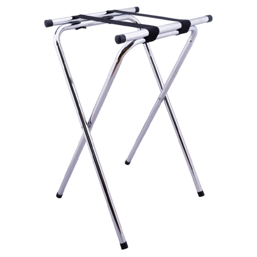 Alegacy Foodservice Products 1586E E™ Economy Folding Tray Stand 19" X 16" X 32" Washable & Replaceable Black Webbing