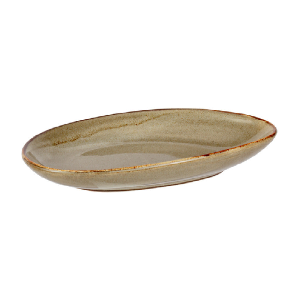 Bon Chef 2300028P Tavola Plate 8“L X 5-1/4"W X 1-1/4"H Oval (free Form)
