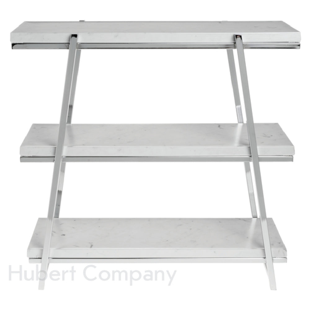 Hubert 10986 - Cerve Collection Shelf Display, 3-tier, 20-7/8"L X 7-1/2"W X 20-11/16"H