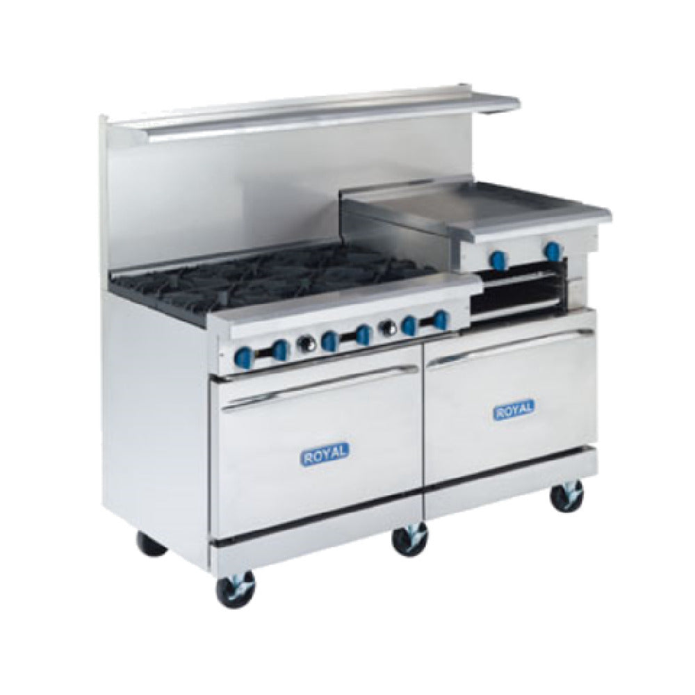 Royal Range Of California RR-6RG24-CC_NAT Restaurant Range Gas 60"