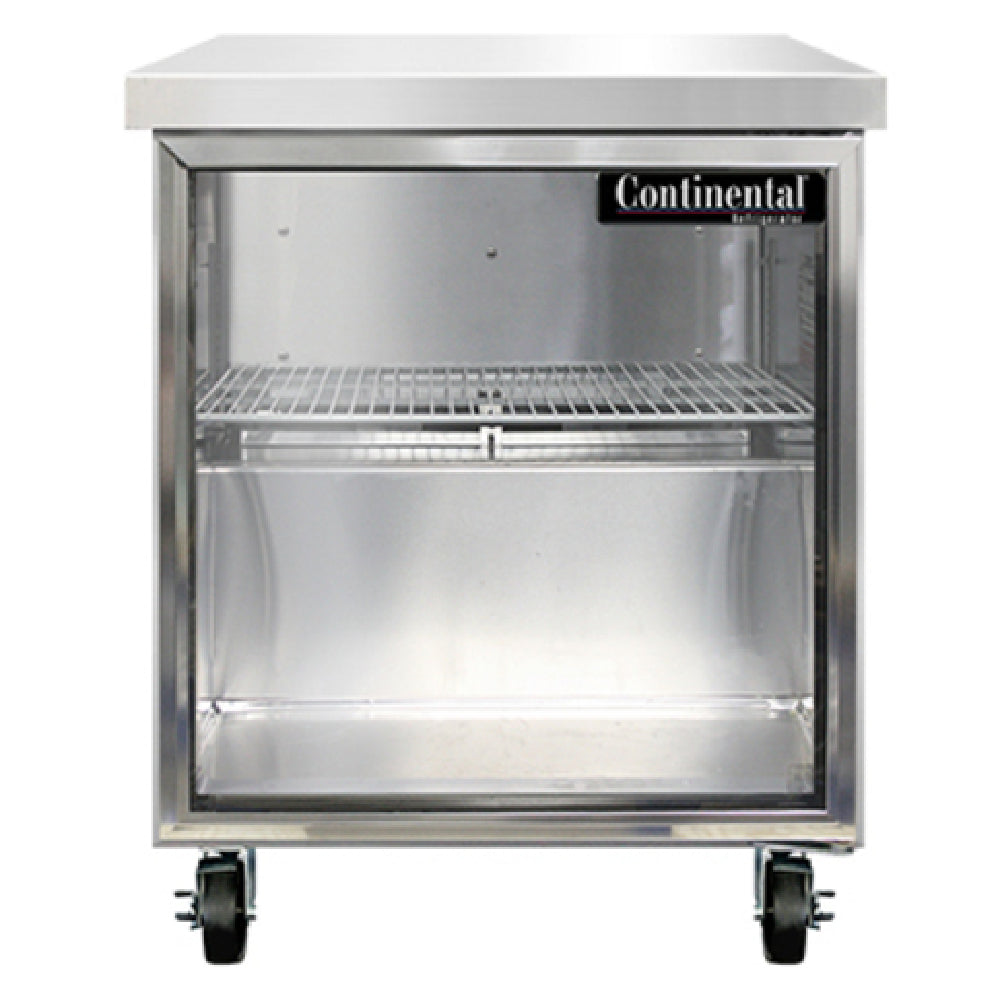 Continental Refrigerator SW27NGD Work Top Display Refrigerator 27"W 7.4 Cu Ft Capacity