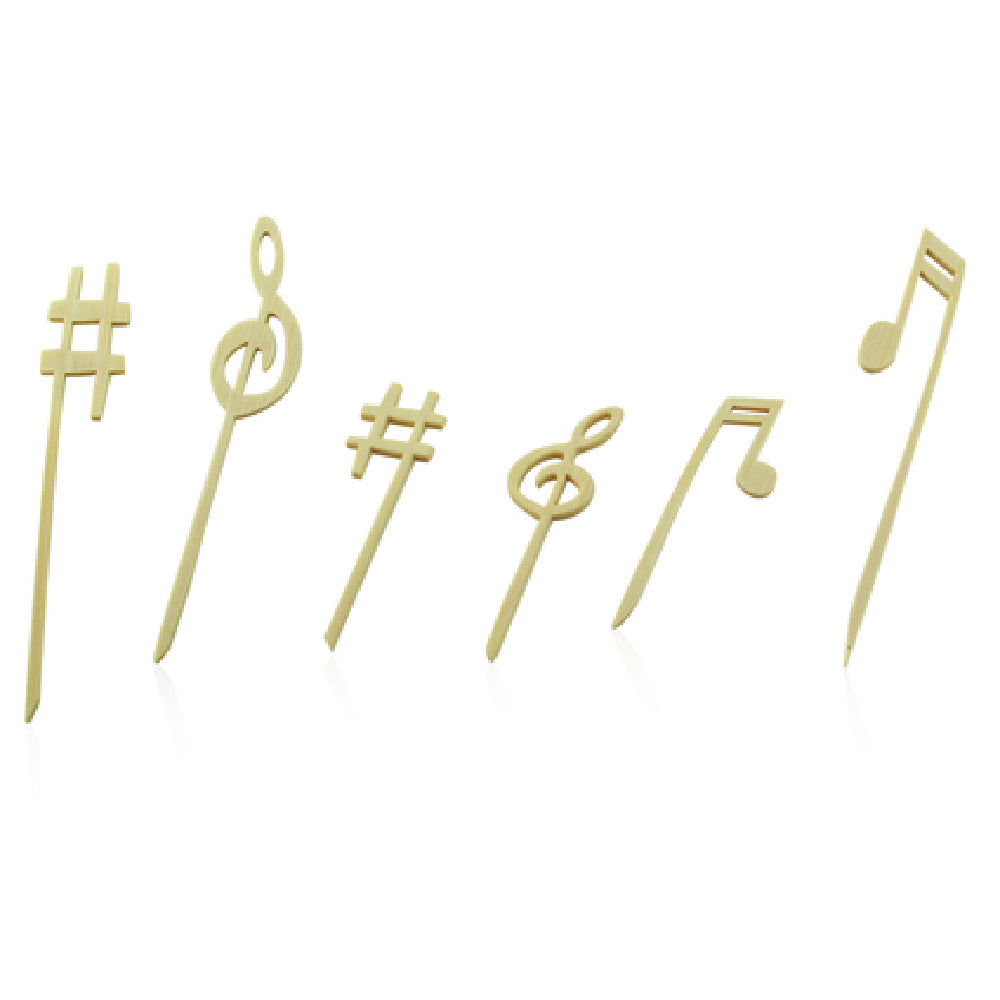 PacknWood 210BBZIK120 - Zik Music Pick, 4.75", Assortment