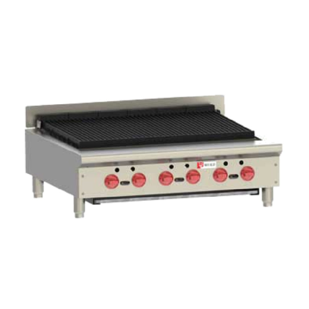 Wolf ACB36-QS-COMMANDER_NAT (Quick Ship) Achiever Charbroiler 36" W Countertop