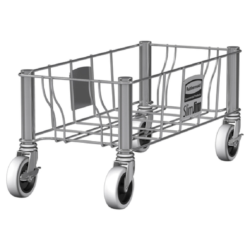 Rubbermaid 1968468 - Slim Jim® Dolly, Single, 20"L X 9-3/10"W X 9"H