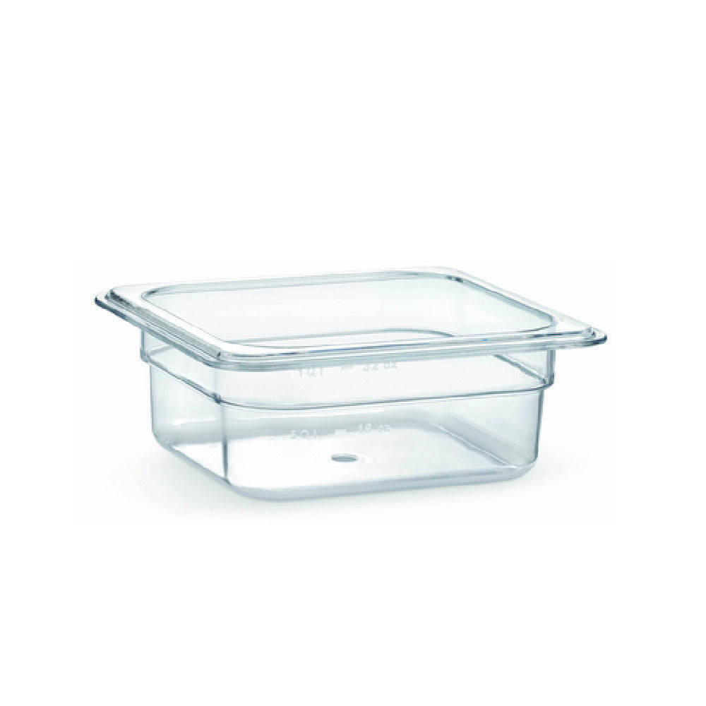 Hubert 66710 - Hubert® Cold Food Pan, 6-15/16"L X 6-3/8"W X 2-1/2"D, Sixth-size