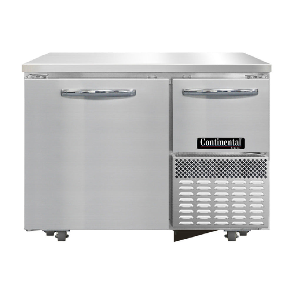 Continental Refrigerator FA43N-U Undercounter Freezer Base 43"W Stainless Steel Front & End Panels