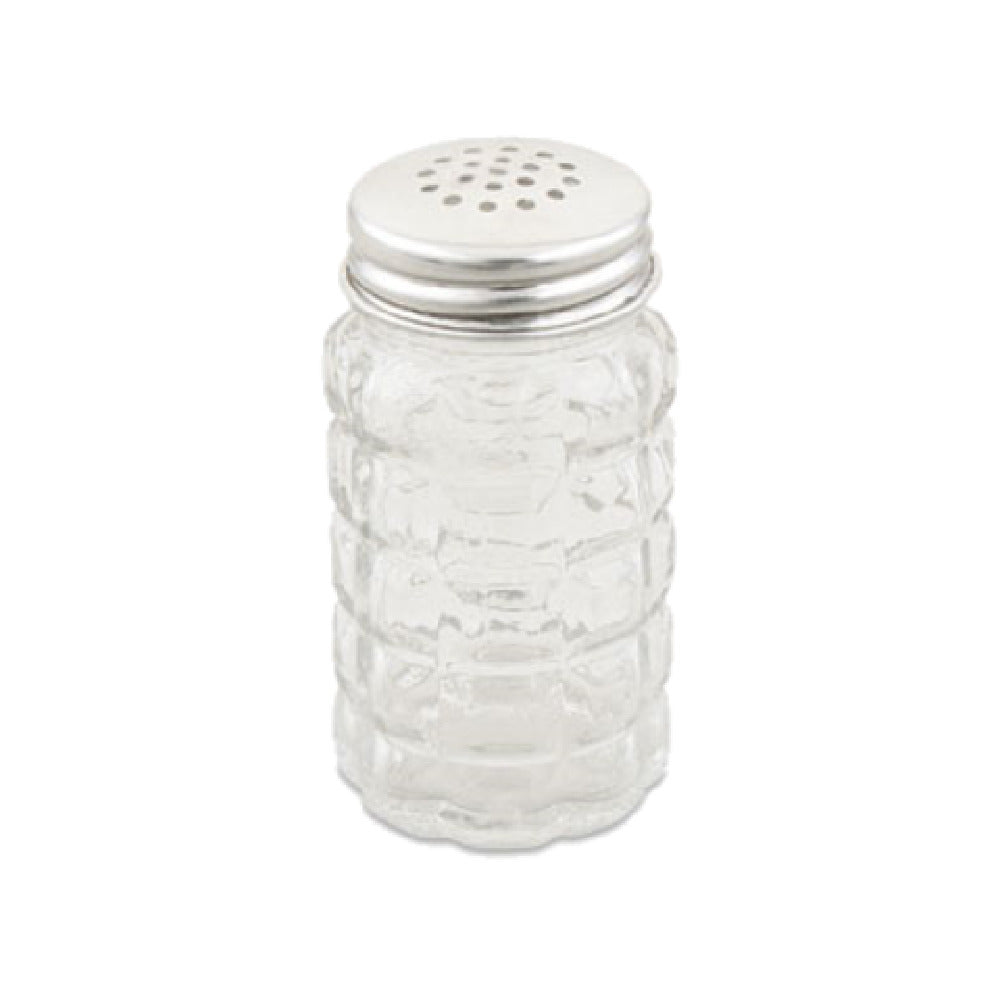 Alegacy Foodservice Products 30SP Salt & Pepper Shaker 1-5/8 Oz. Paneled Glass Jar