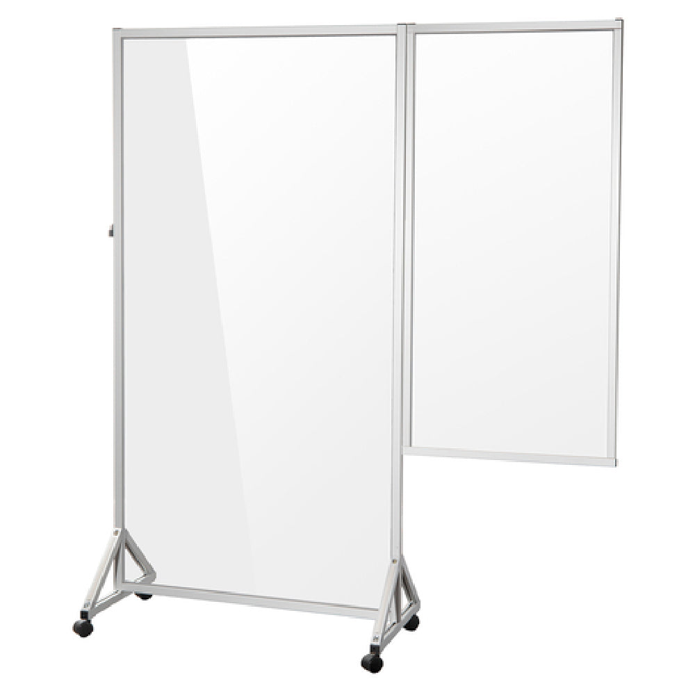 Bon Chef 90235-C - Mobile Partition, 48"W X 12"D X 72"H, Removable 24" X 48" Extension
