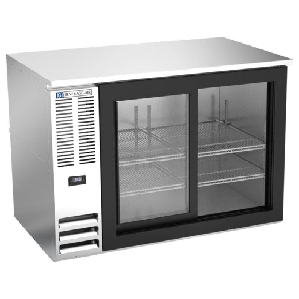 Beverage Air BB48HC-F-GS-S - Refrigerated Food Rated Back Bar Storage Cabinet, Two-section