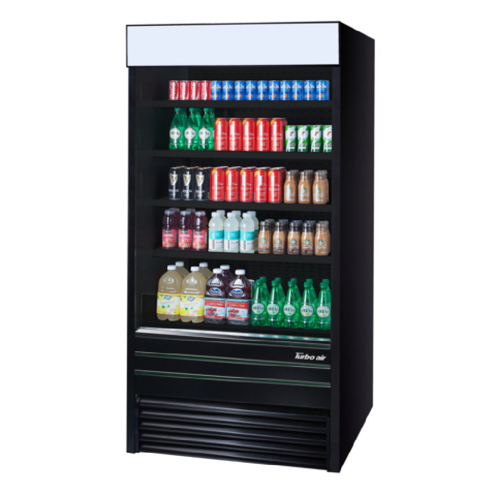 Turbo Air TOM-36EB-A-N Vertical Air Curtain Open Display Merchandiser 16.5 Cu. Ft. Capacity