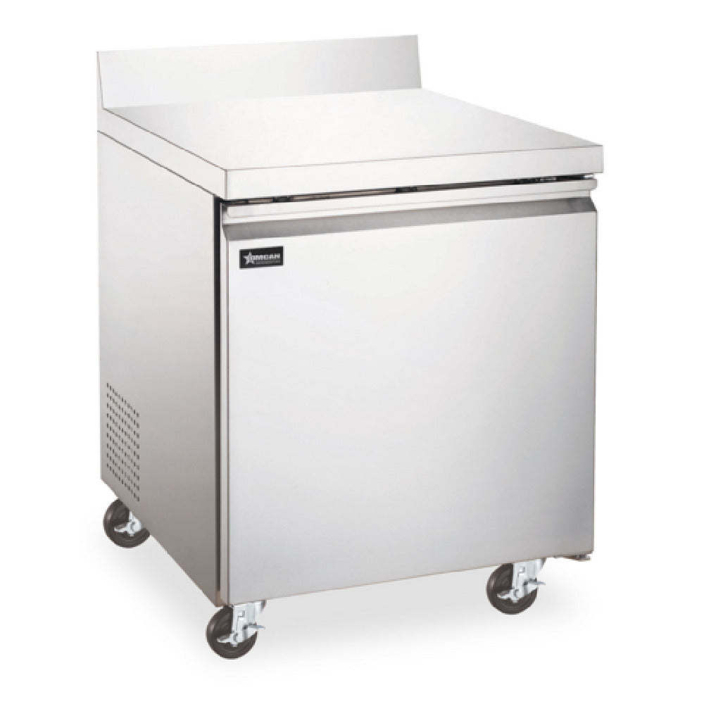 Omcan USA 50095 - (RE-CN-0006-BS-HC) Worktop Refrigerator, One-section, 27"W