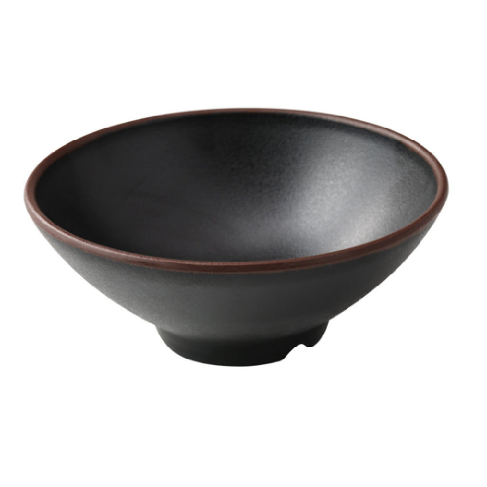 Yanco NA-608BK Nature Art Ramen Bowl 8"dia. X 3-1/8"H 38 Oz