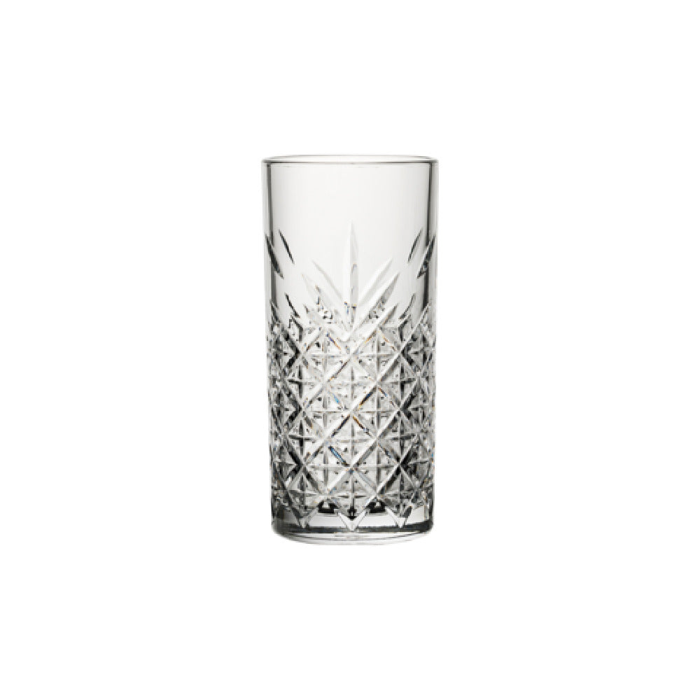 Steelite P520205 Long Drink Glass 12.75 Oz. (H 6" M 2-7/8" T 2-7/8" B 2-5/8") Soda Lime