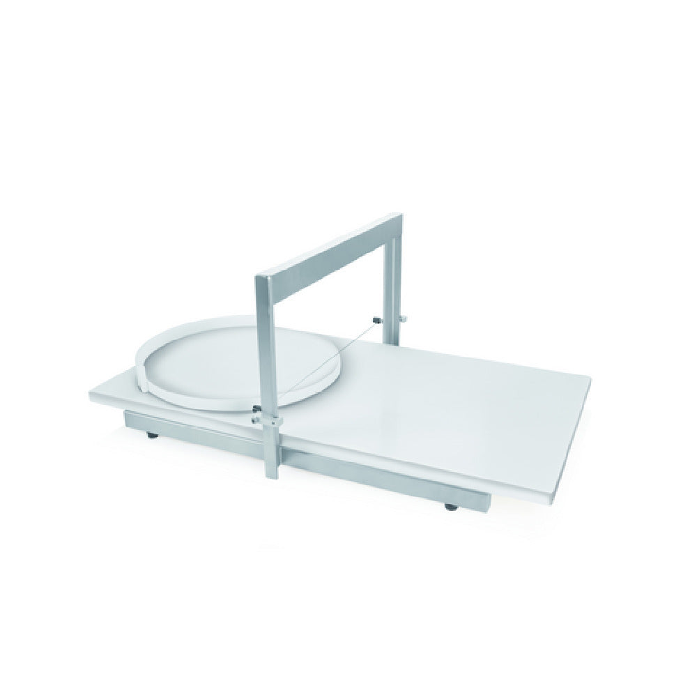 BOSKA Professional Cheese Equipment 702100 Boska Horizontal Brie Cutter 16.14''W X 29.92''D X 12.99''H HMPE Board