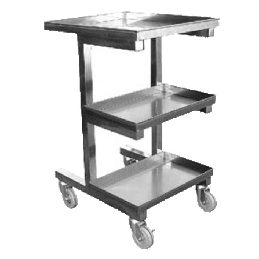 GSW USA C-SCE Sauce Pan Cart For Chinese Wok Range 19-1/2" X 22-1/2" Top Pan Size