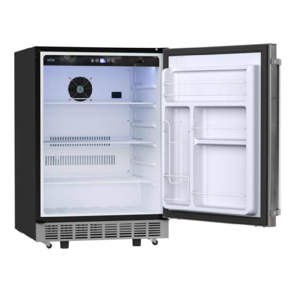Koolmore KM-OKS-OFRC-58SS - KoolMore Outdoor Refrigerator, 24"W X 24.10"D X 35.20"H