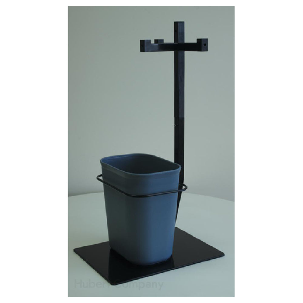 Hubert 72541 - Modular PPE & Sanitizer Stand, Triple Arm, 15-1/5"L X 12-3/5"W X 29"H
