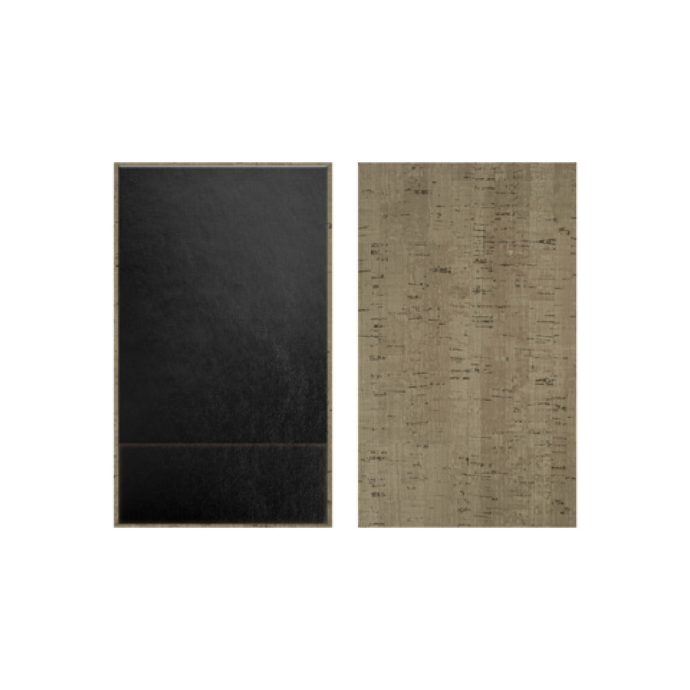 Risch 1000H-VINO - Vino Faux-cork Single Panel Check Presenter (specify Color), 5.25" X 9"