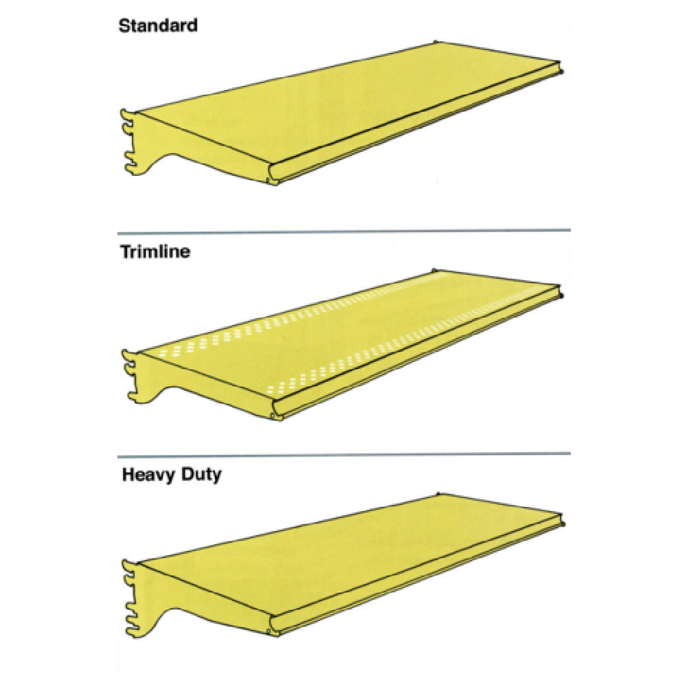 Kent Unlimited KSMD22 3' OR 4'_BL - Upper Shelf, 36"W X 22"D X 2"H, Ivory Or Black