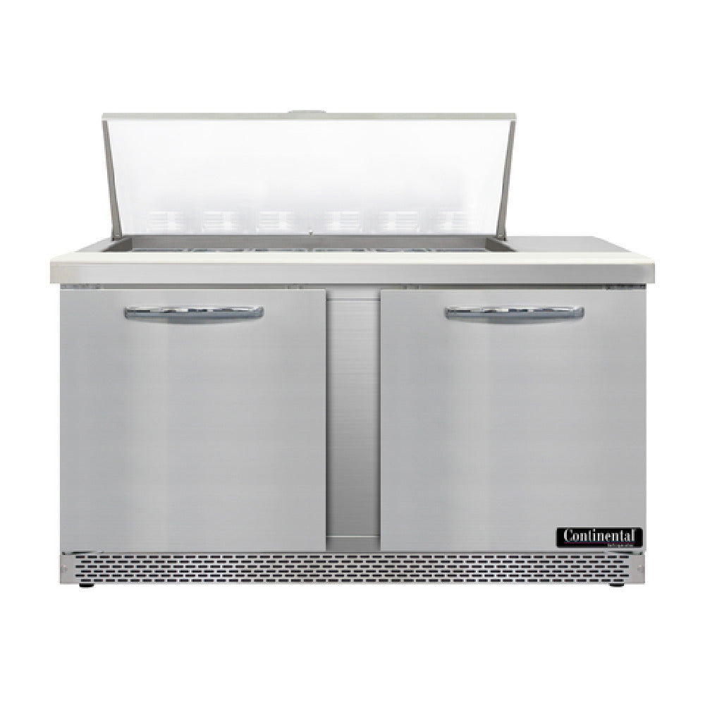 Continental Refrigerator D60N18M-FB Designer Line Mighty Top Sandwich Unit Front Breather