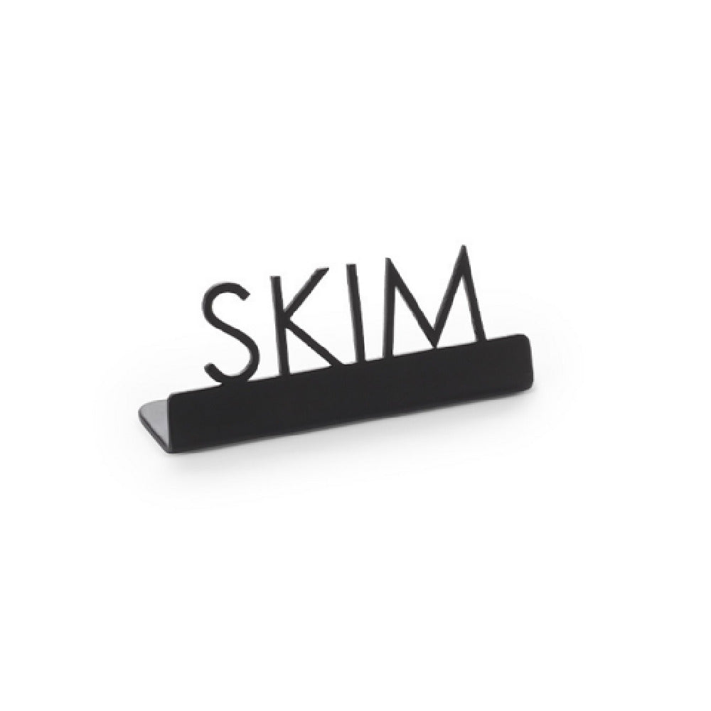 American Metalcraft SBSK3 - Laser Cut Sign, 0.875"W X 3"D X 1.25"H, Black (144 Each Per Case)