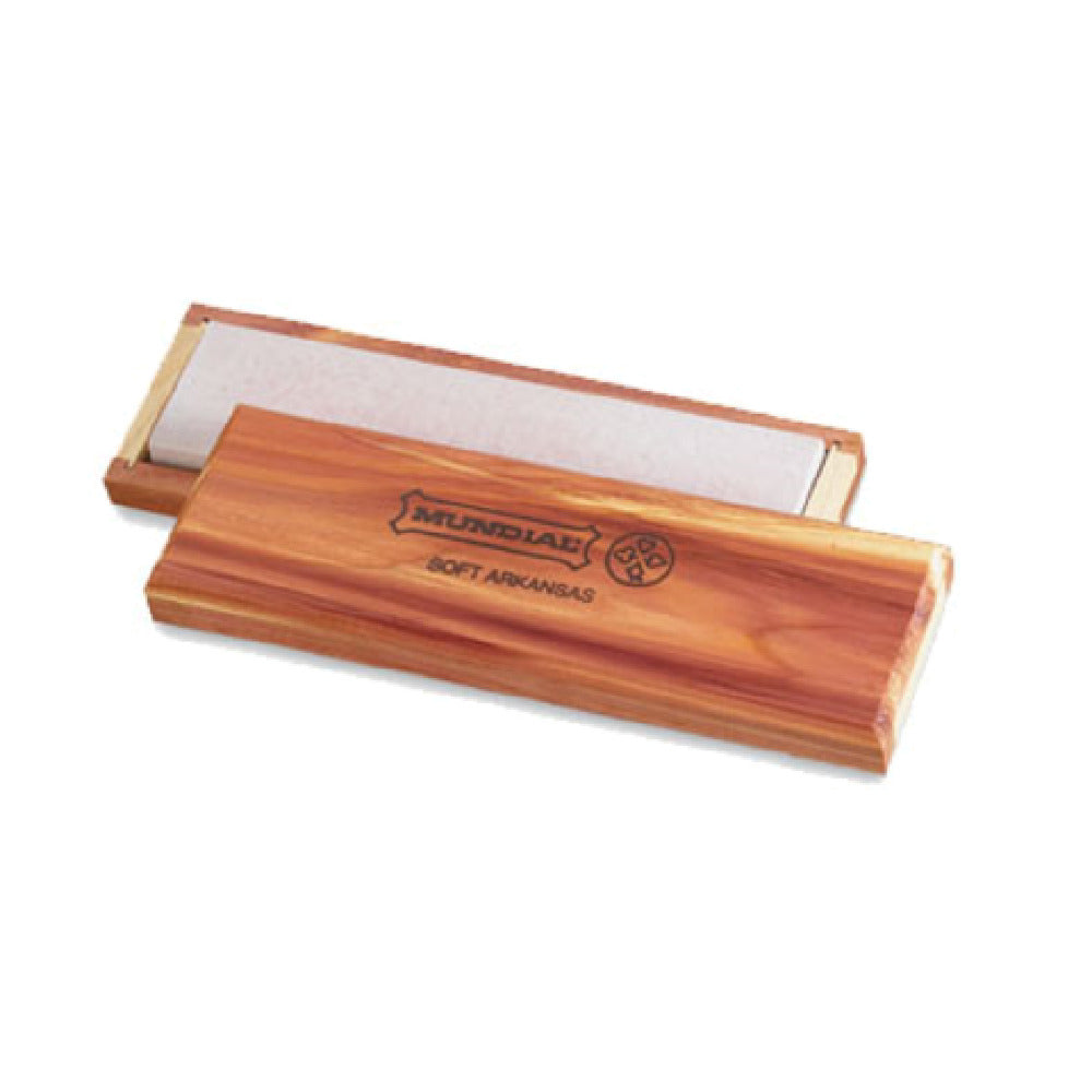 Mundial ZH-1 - Natural Arkansas Sharpening Stone, 8" X 2" X 1/2", Medium (soft)