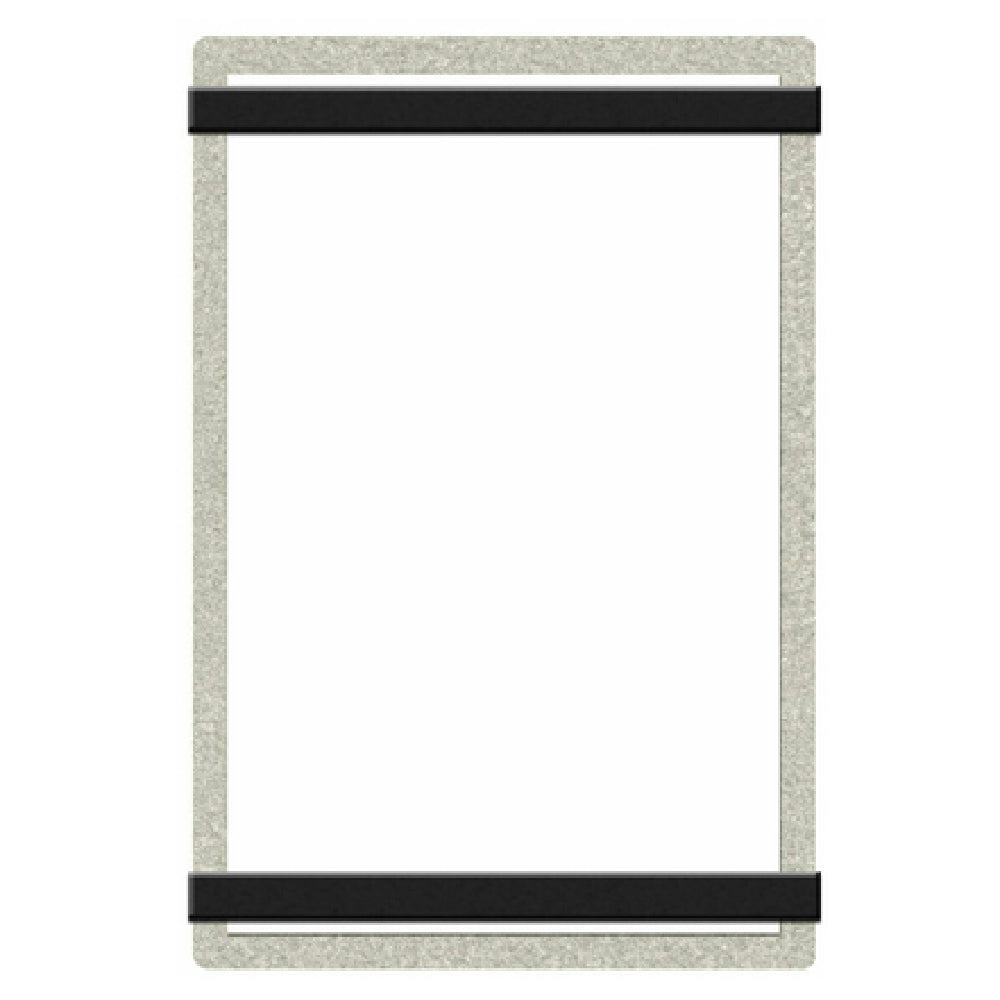 Menu Solutions ALSIN46-RB Menu Board Holds 4" X 6" Insert Single Panel