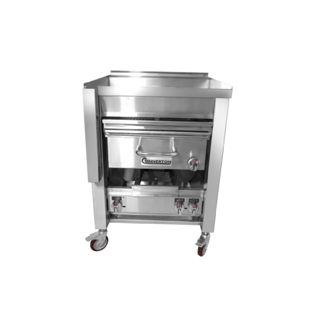 Connerton Cooking A-4F-24_LP Griddle/Overfire Broiler Combination Floor Model Gas