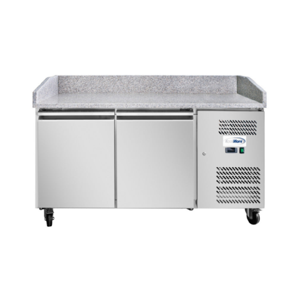 Koolmore KM-RPPS-2D59-GRT - Pizza Prep Refrigerator, 59.3"W, 13 Cu. Ft. Capacity