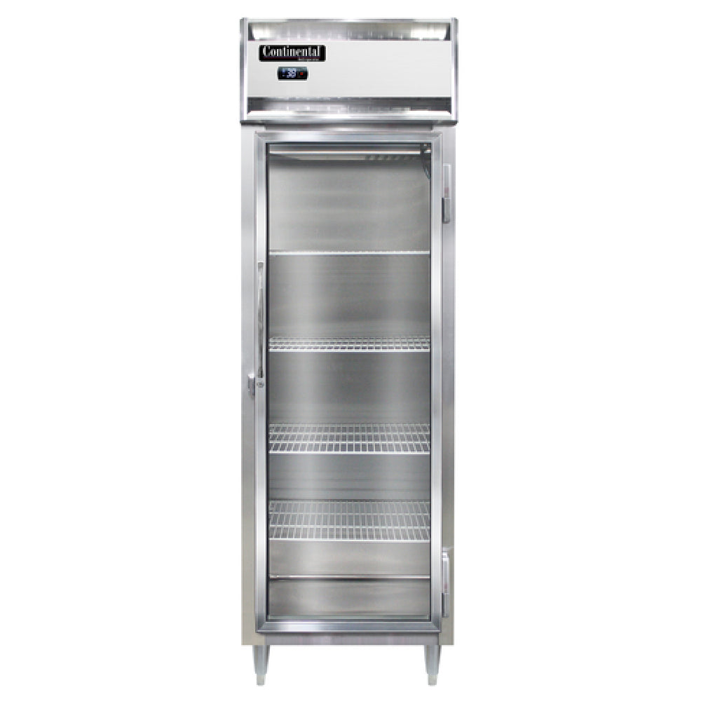 Continental Refrigerator D1RNGD Designer Line Refrigerator Reach-in One-section