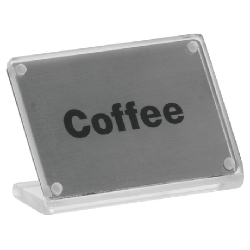 Hubert 52438 - Beverage Sign, "Coffee", 3-5/16" X 2-11/64"H