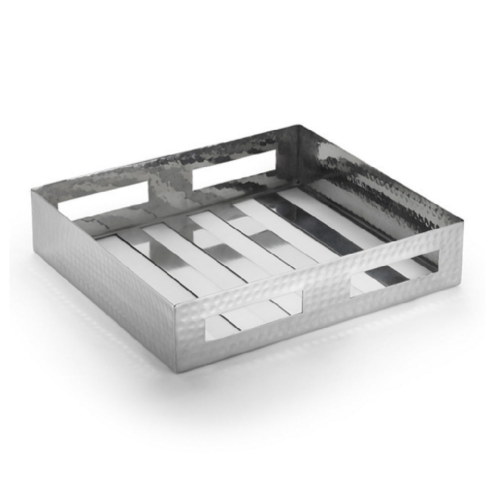 American Metalcraft SHMH2 - Crate, 10-1/2"W X 9-1/4"D X 2-1/4"H, Hammered