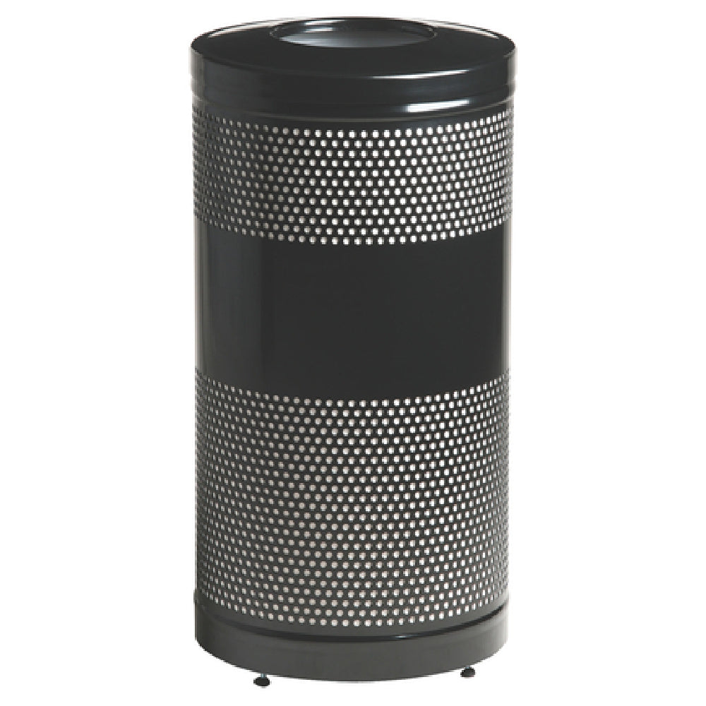 Rubbermaid FGS3ETBKPL - Howard Classics Recycling Receptacle, "Cans Or Bottles", 25 Gallon