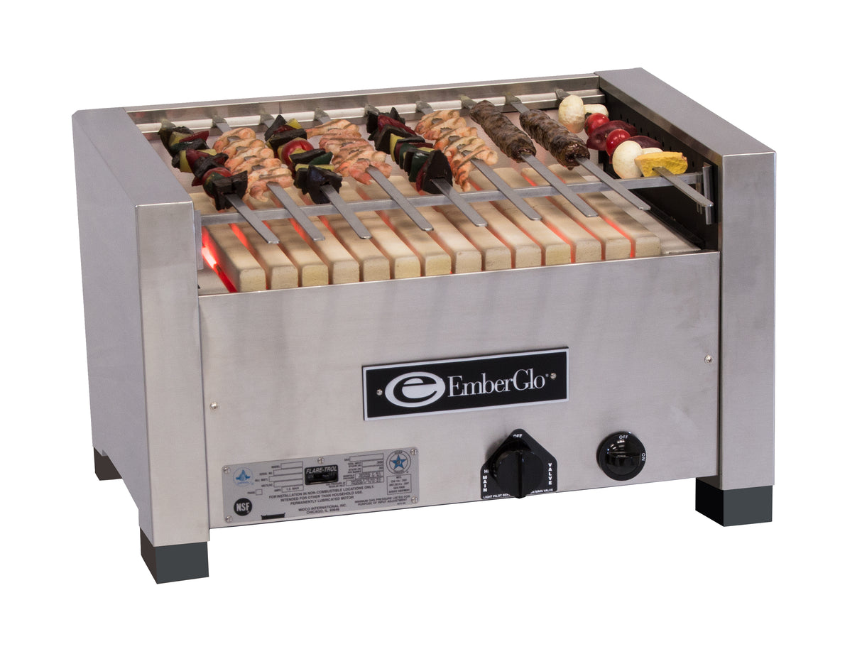 EmberGlo 25C-KABOB-LP-5110400 (25C-KABOB-LP-OPEN FRT-5110400) Kabob Charbroiler
