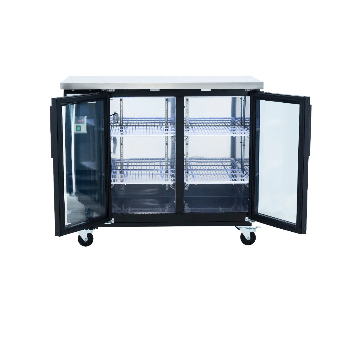 Empura Refrigeration E-KBB48-2G-24 Back Bar Cooler 49.1"W X 24.4"D X 41.7"H 12.5 Cu. Ft. Capacity