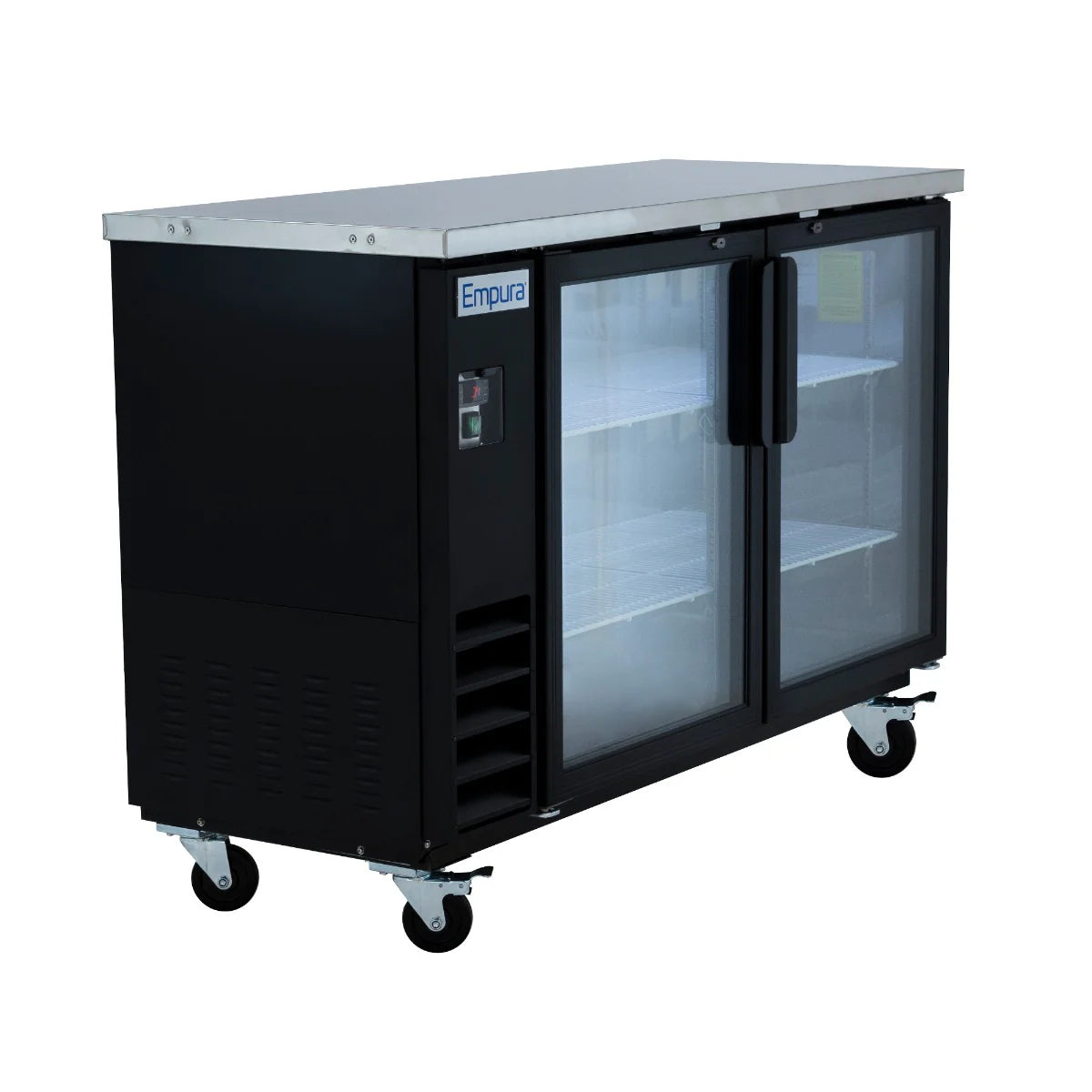Empura Refrigeration E-KBB60-2G-24 Back Bar Cooler 61.1"W X 24.4"D X 41.7"H 16.6 Cu. Ft. Capacity