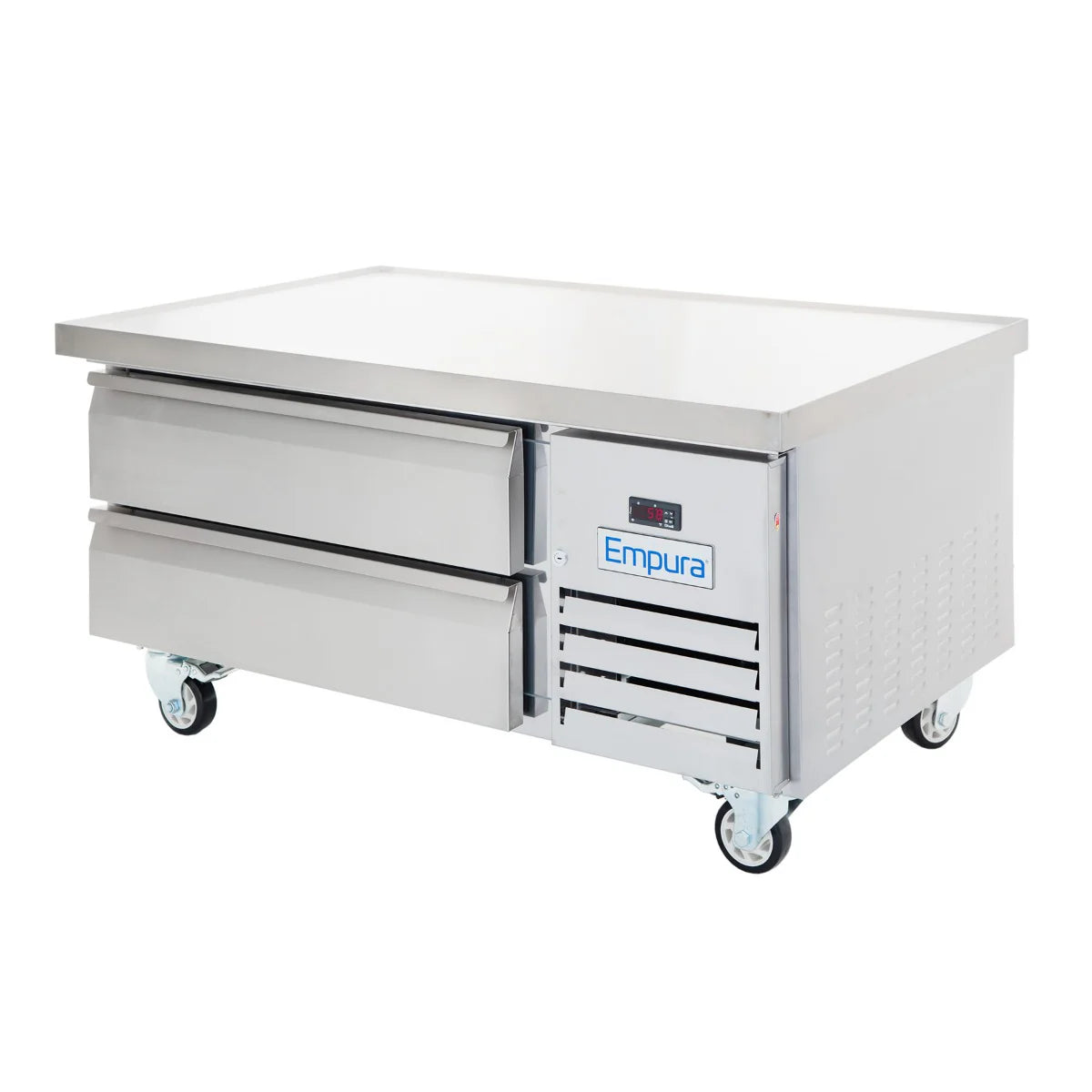 Empura Refrigeration E-KCBR48 Refrigerated Equipment Stand 50"W X 31.9"D X 26"H 5.9 Cu. Ft. Capacity