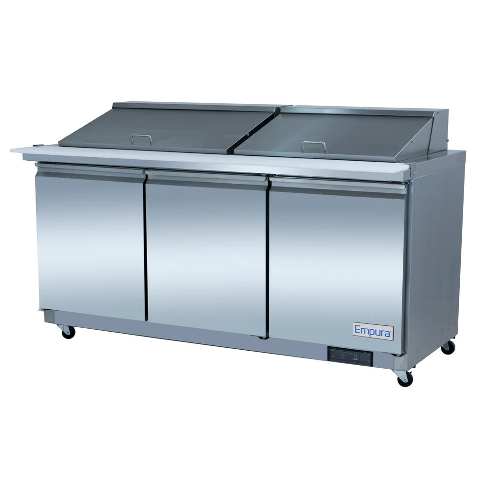 Empura Refrigeration E-KSP72M Refrigerated Sandwich/Salad Mega Top Prep Table 71.7"W X 34.5"D X 43.2"H