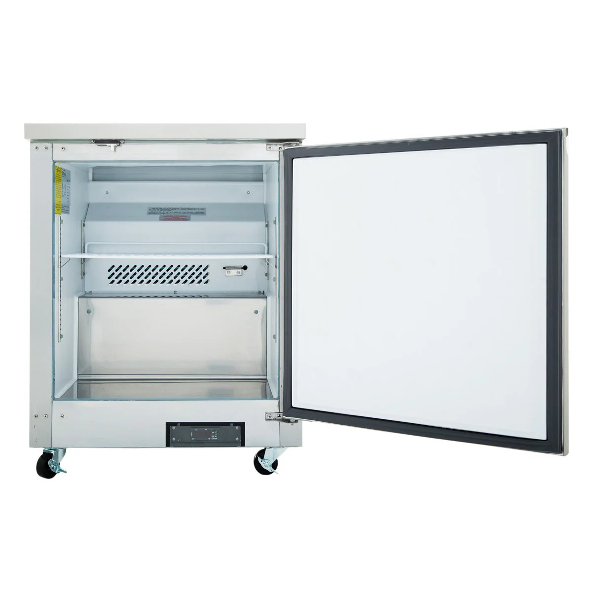 Empura Refrigeration E-KUC27 Undercounter Reach-In Refrigerator 27.8"W X 29.9"D X 35.5"H 5.4 Cu. Ft. Capacity