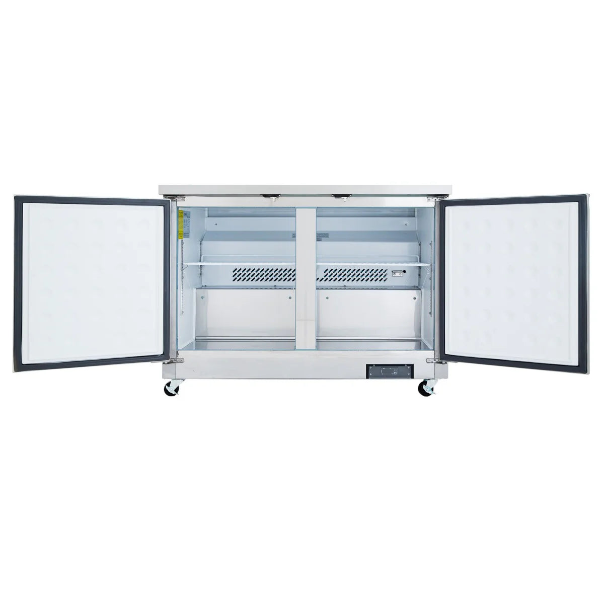 Empura Refrigeration E-KUC48F Undercounter Reach-In Freezer 48.2"W X 29.9"D X 35.5"H 10.1 Cu. Ft. Capacity