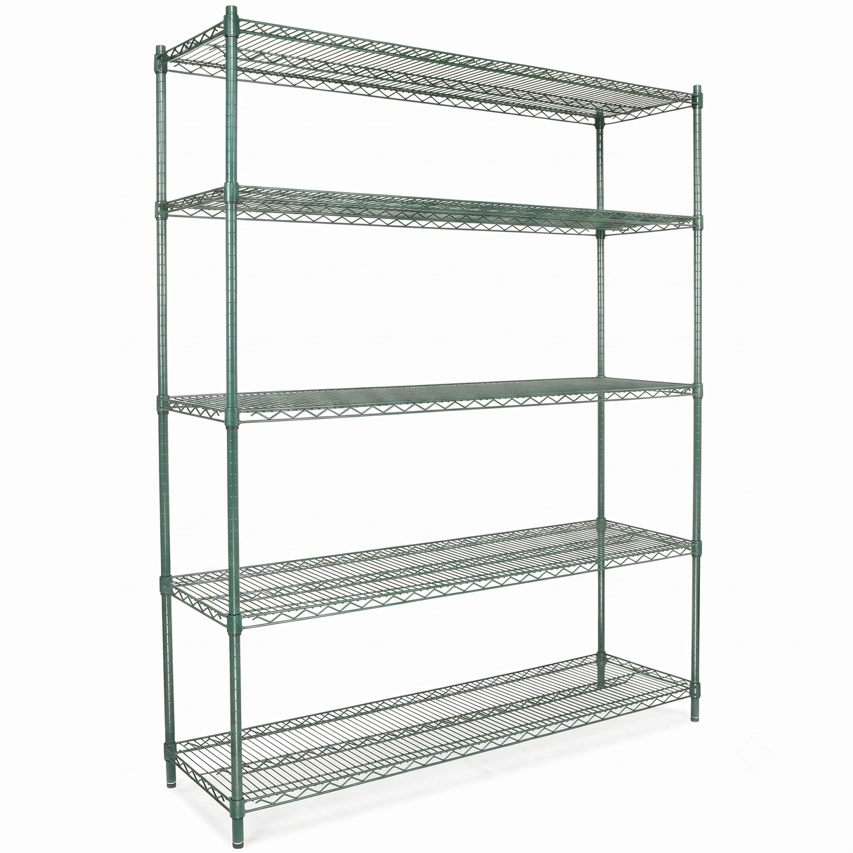 Empura Stainless E-WS187286 Shelving Unit 72"W X 18"D X 86"H 5-shelf