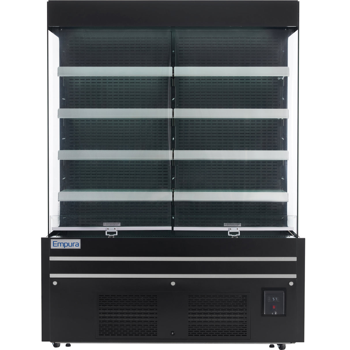 Empura E-VOAR-60B_220V/3PH - Vertical Open Air Merchandiser, 60.2"W × 28.4"D × 79.9"H