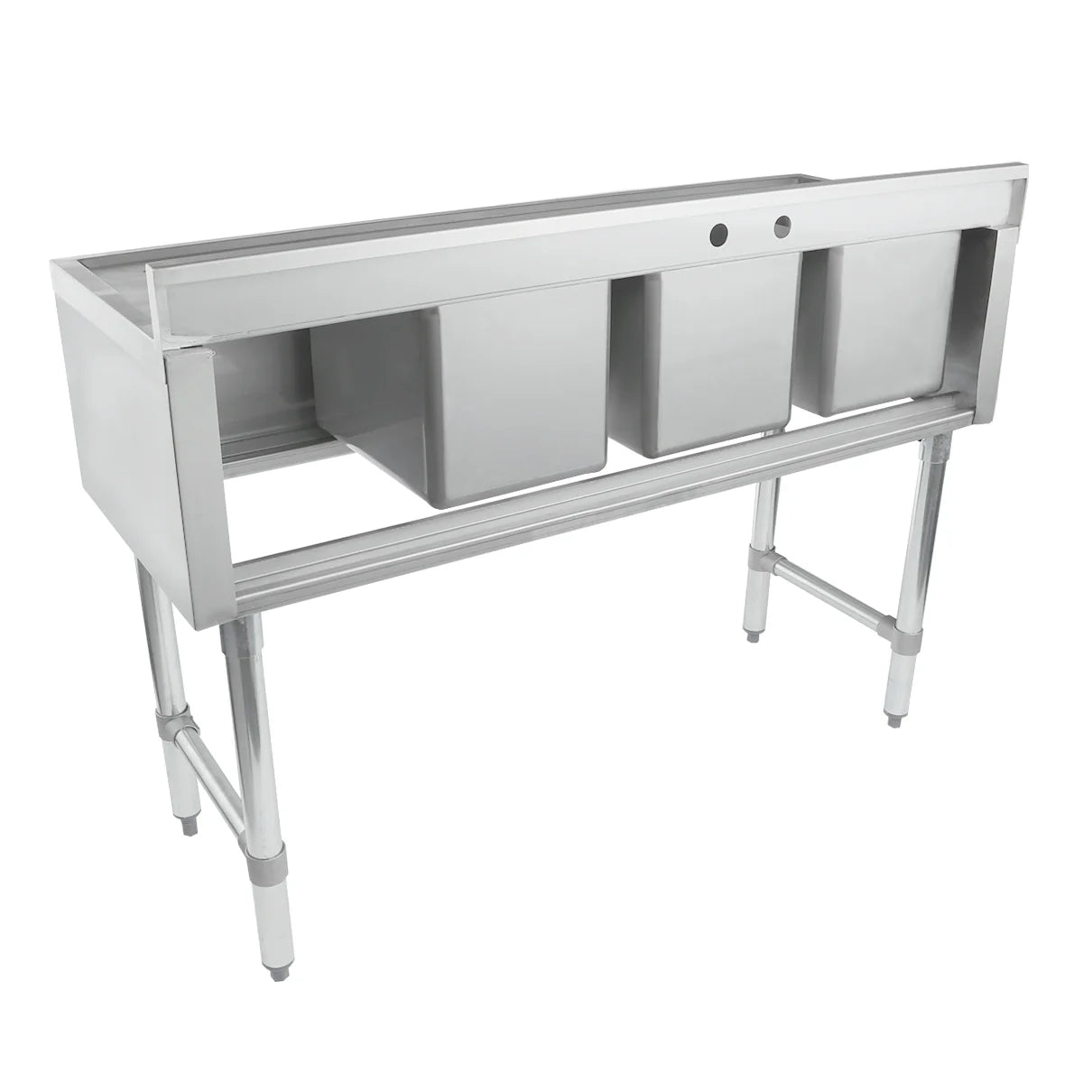 Empura Stainless EB3B101410R Underbar Sink (3) Bowls (10" X 14" X 10") 3 Compartment