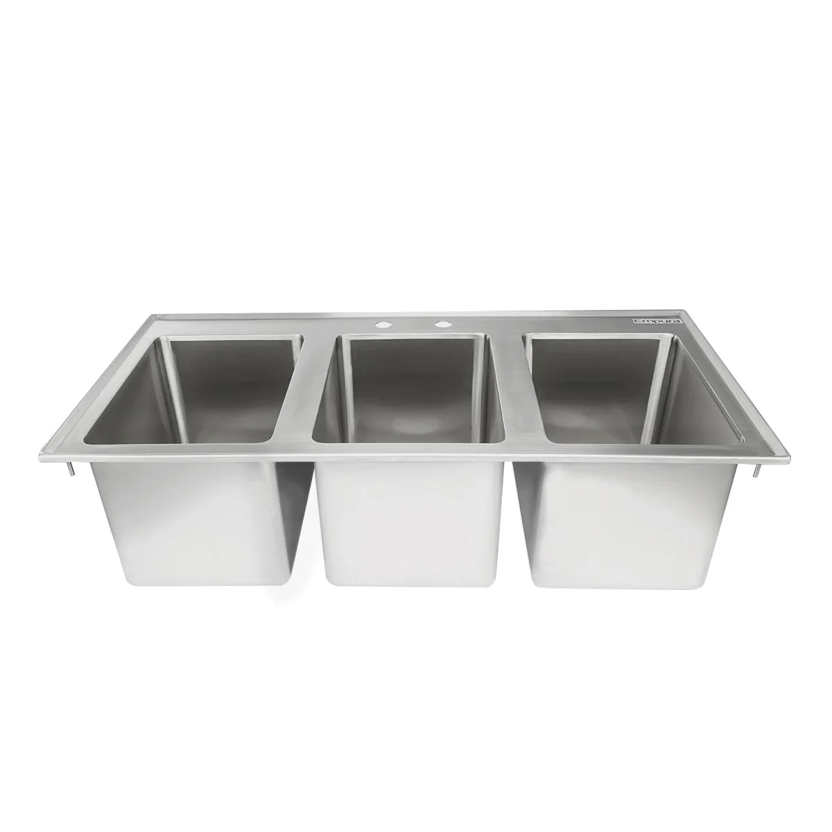 Empura Stainless EDIS3101410 Drop In Sink 3 Compartment 16 Gauge 304 Stainless Steel