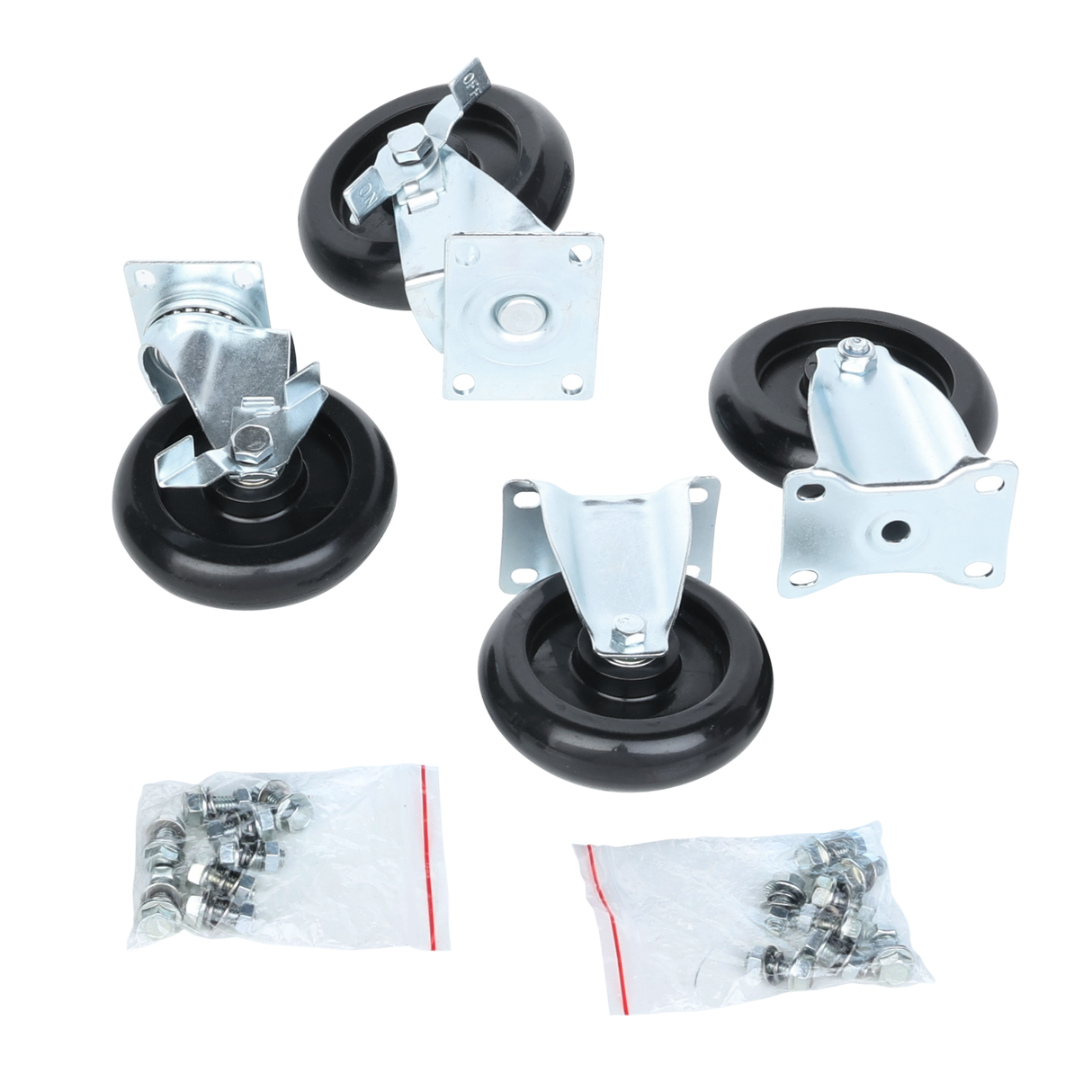 Empura Parts EGF/E-PC-CASTER-SET 4" Caster Set (2) Locking (2) Non Locking
