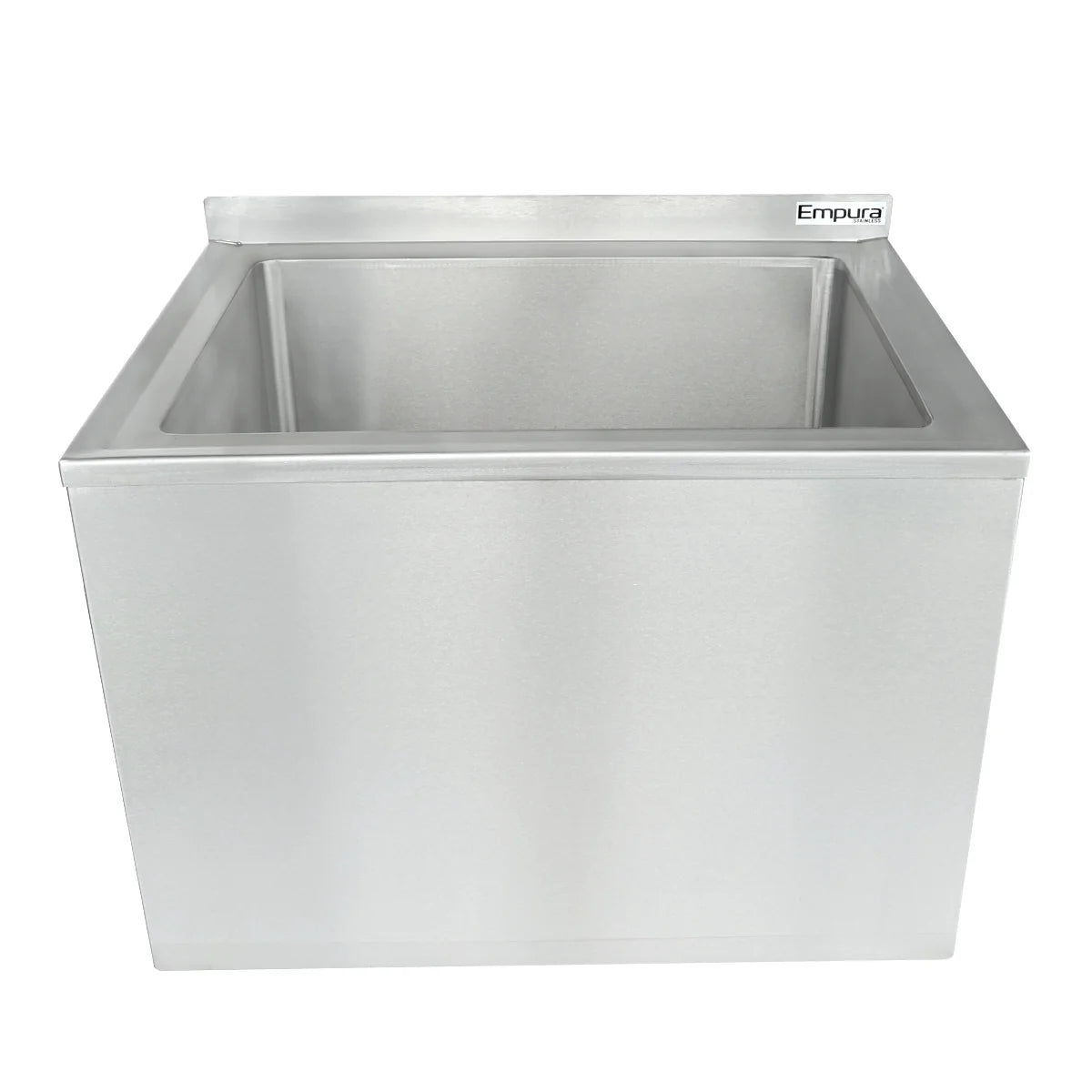 Empura Stainless EMS201612 Mop Sink 24"W X 20"D X 16.24"H Bowl Made Of 18 Gauge 304 Stainless Steel