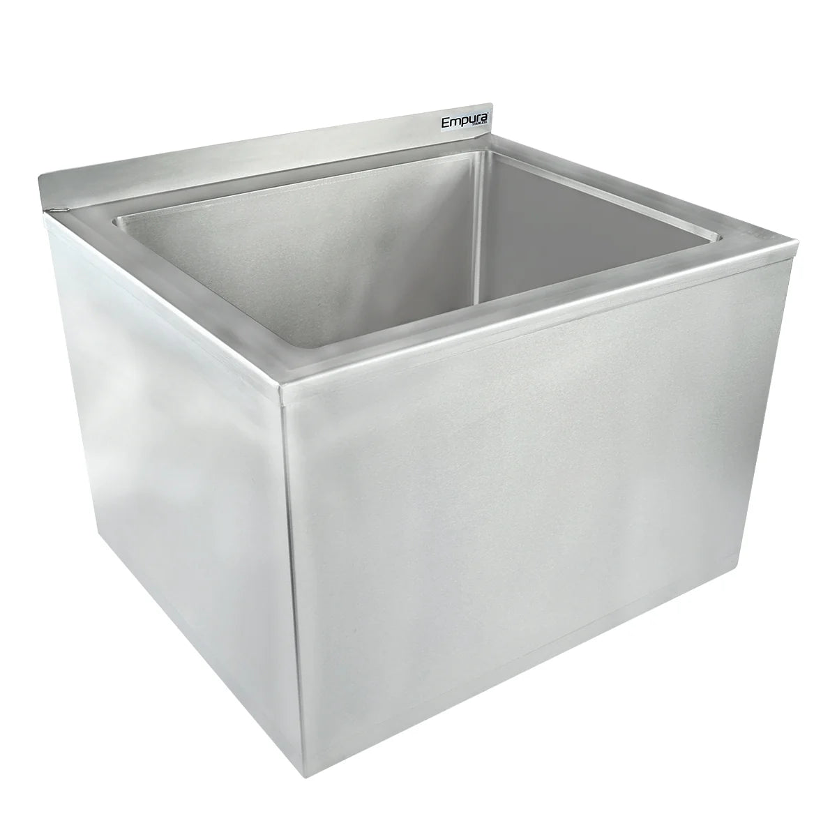 Empura Stainless EMS201612 Mop Sink 24"W X 20"D X 16.24"H Bowl Made Of 18 Gauge 304 Stainless Steel