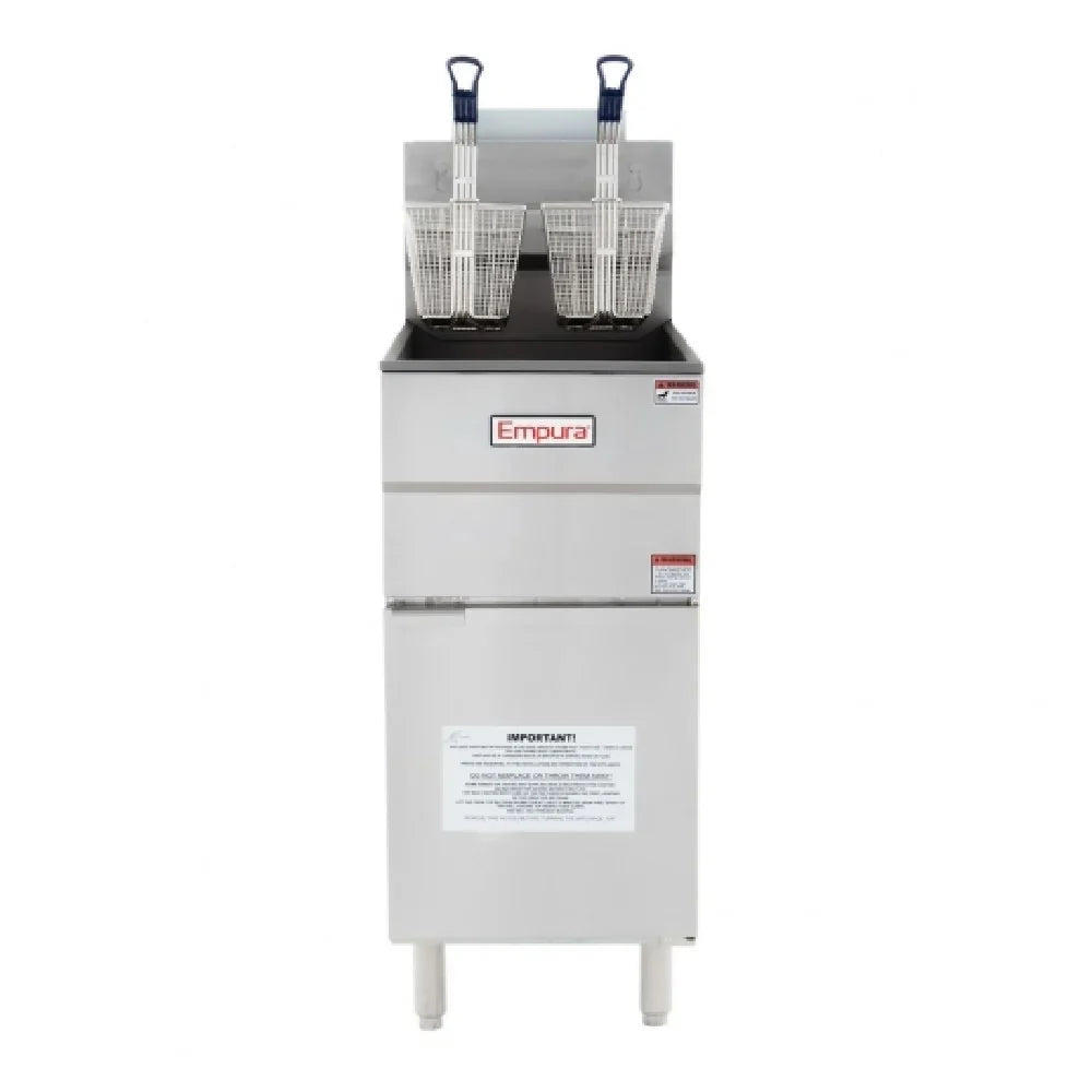 Empura Equipment EGF-40/50_NAT Gas Fryer 15.5"W X 30.13"D X 47"H Natural Gas