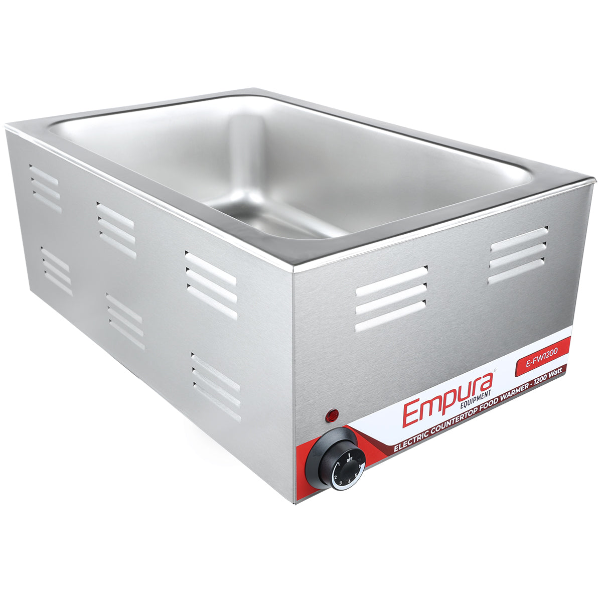 Empura Equipment E-FW1200 Countertop Food Warmer Electric 14.5"W X 24.3"D X 9.1"H